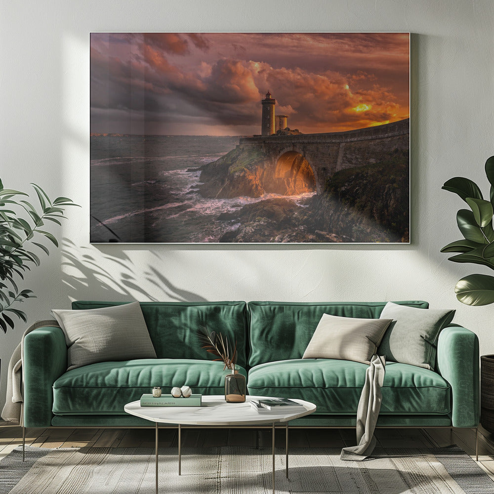Die Sonne ist untergegangen | Leinwand