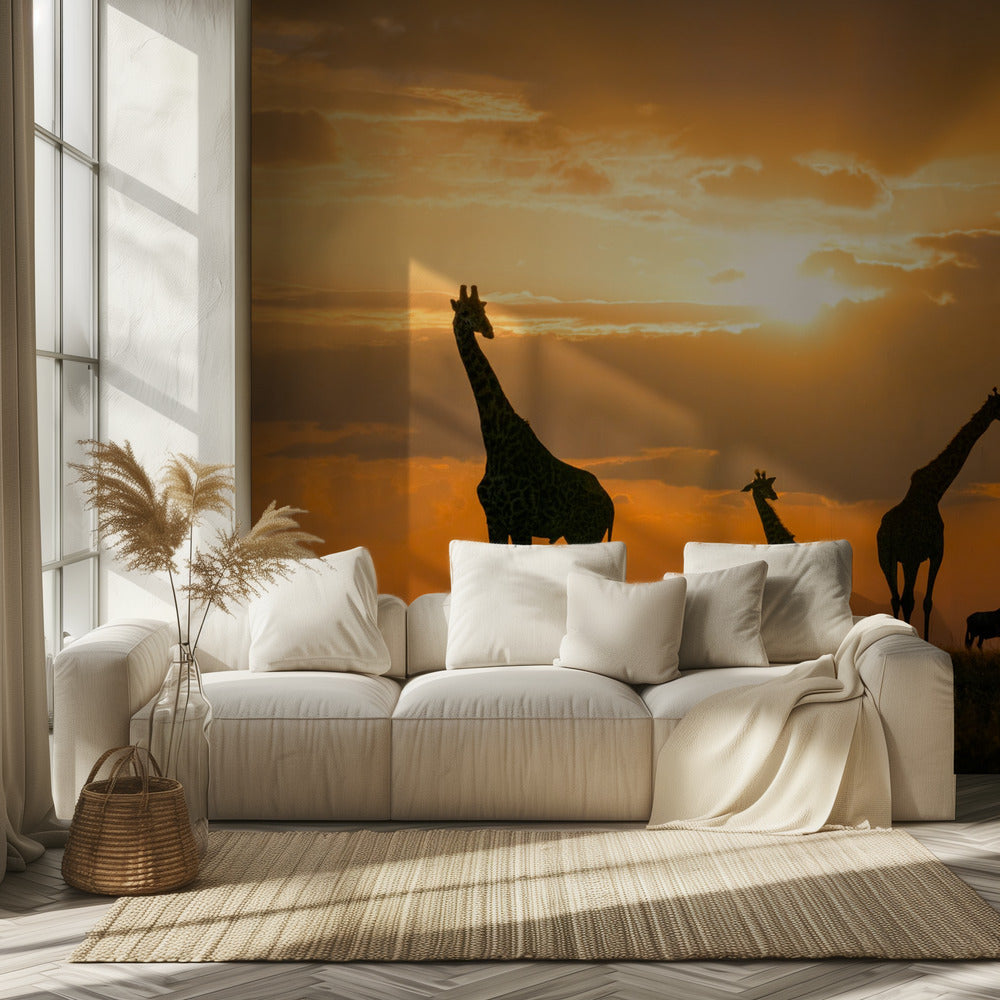 Goldenes Afrika | Tapete