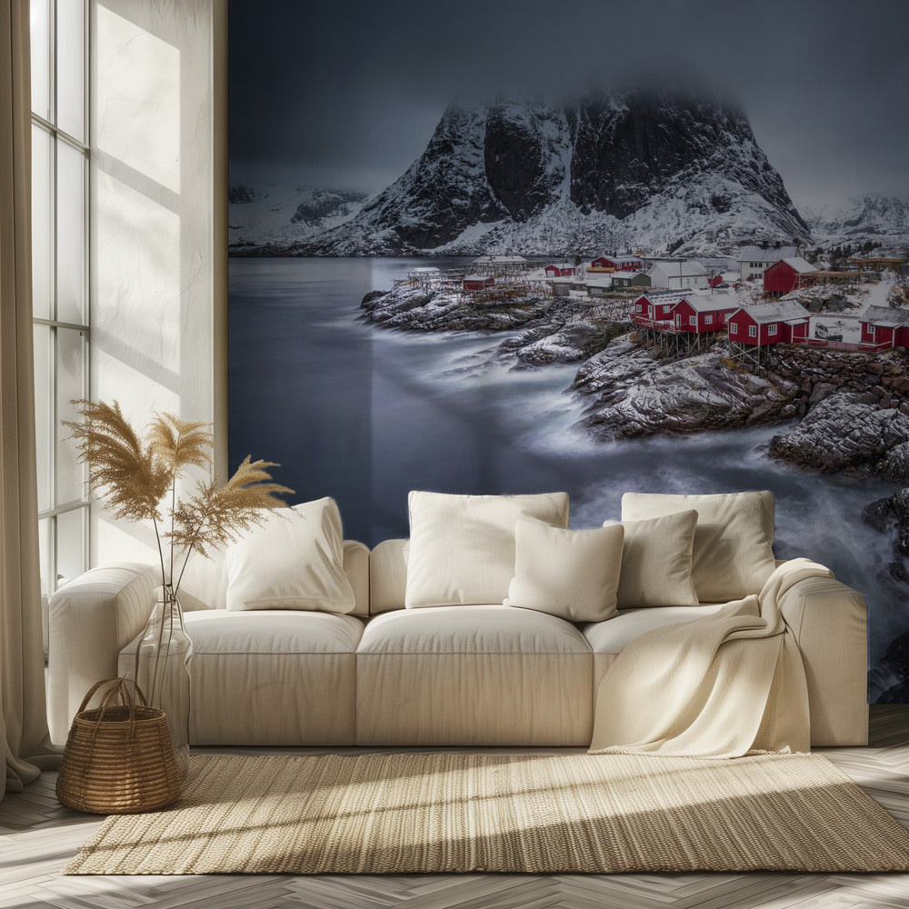 Winter Lofoten-Inseln | Tapete