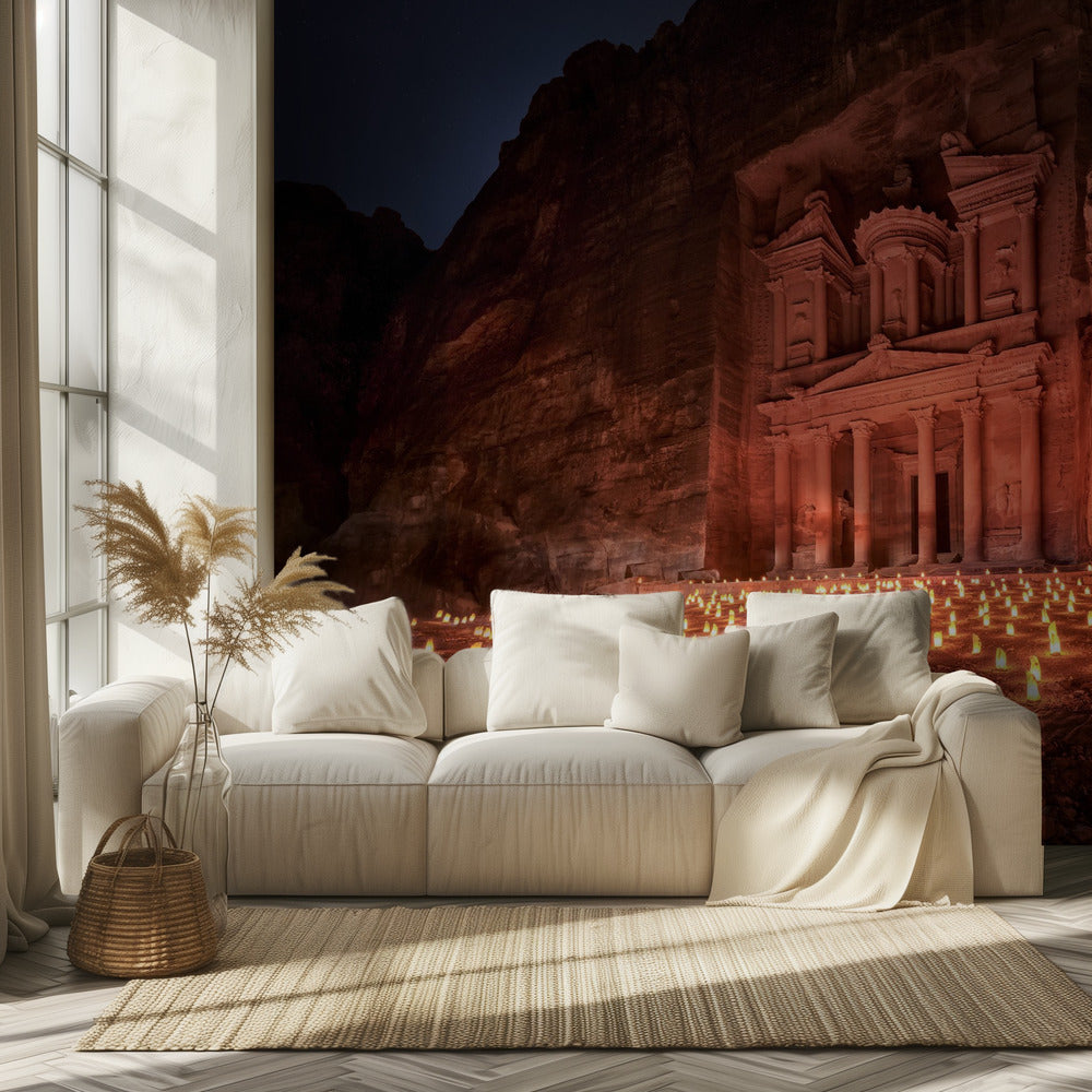 Petra bei Nacht | Hintergrundbild
