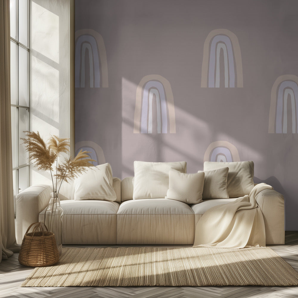 Pastel Arches Pattern | Wallpaper