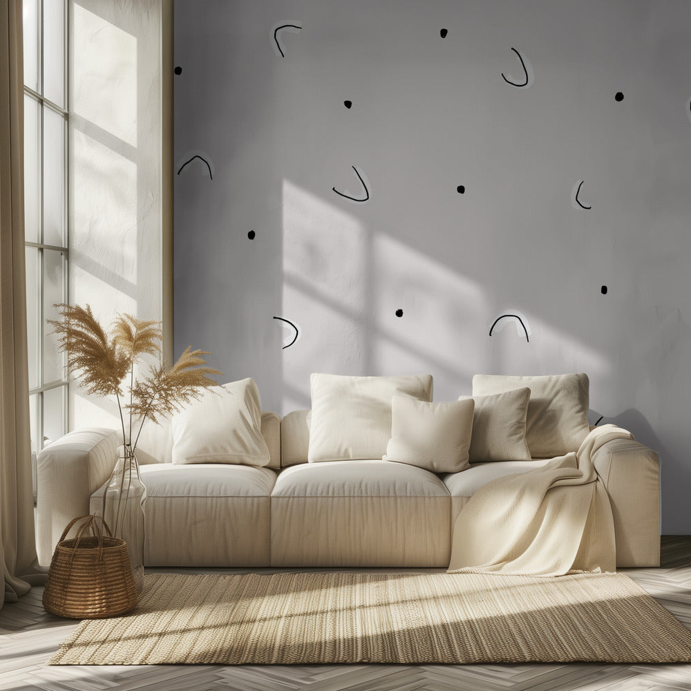 Dots and Shapes | Wallpaper