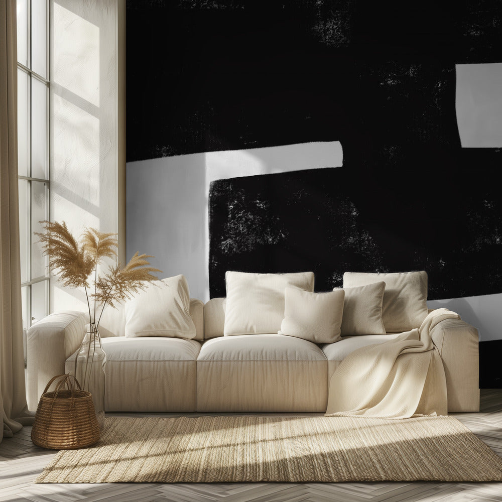 Monochrome Geometrie | Tapete