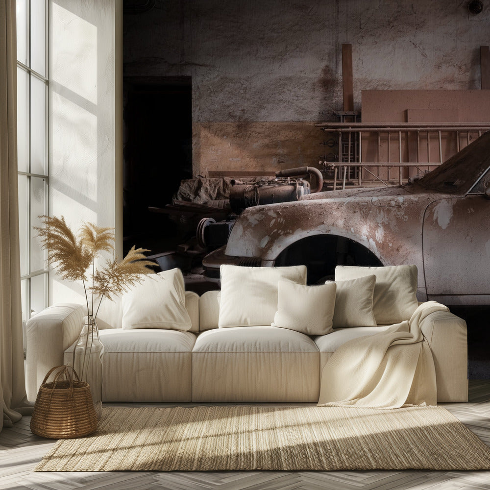 Staubiger Porsche | Tapete
