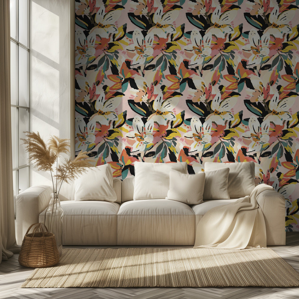 Floral Fusion Bliss | Tapete