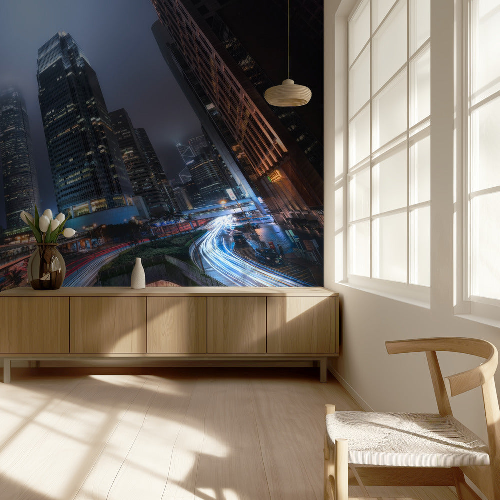 Lichter der Stadt Hongkong | Hintergrundbild