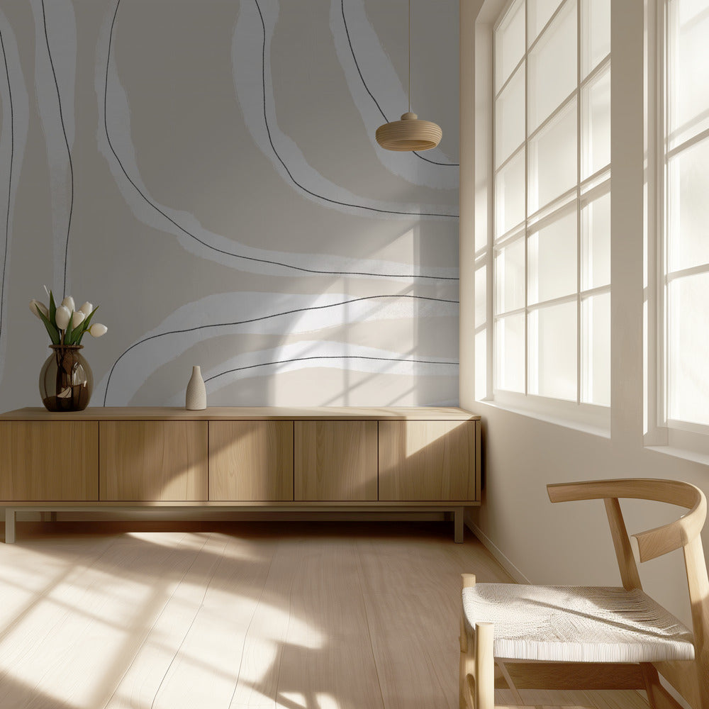 Gentle Strata Lines | Wallpaper