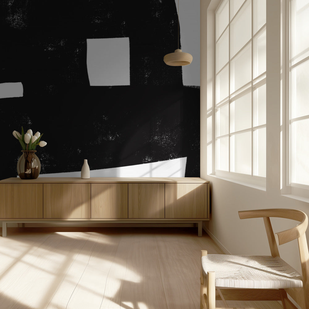 Monochrome Geometrie | Tapete