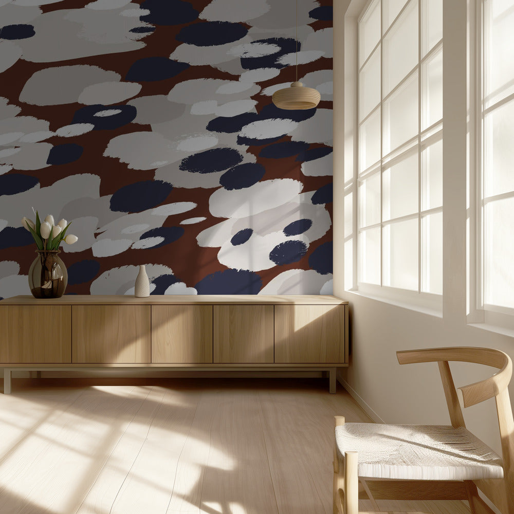 Brushstroke Harmony | Wallpaper