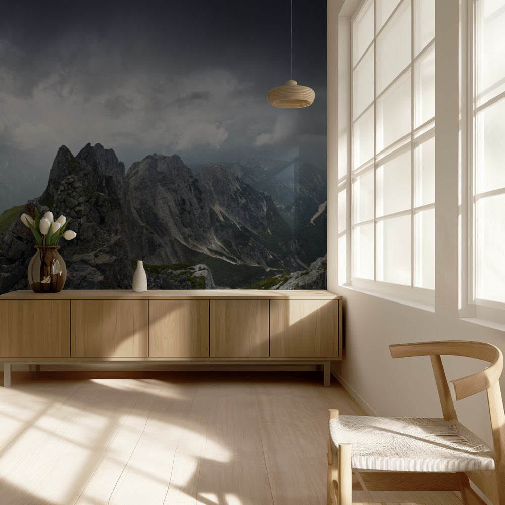 Bizarres Bergpanorama | Hintergrundbild