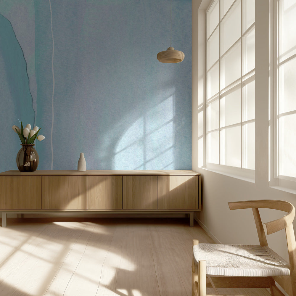 Soft Blue And Turquoise Hues | Wallpaper