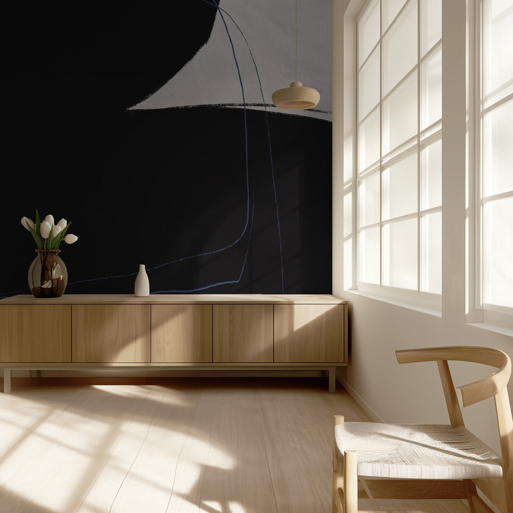 Gebogene Schatten | Tapete