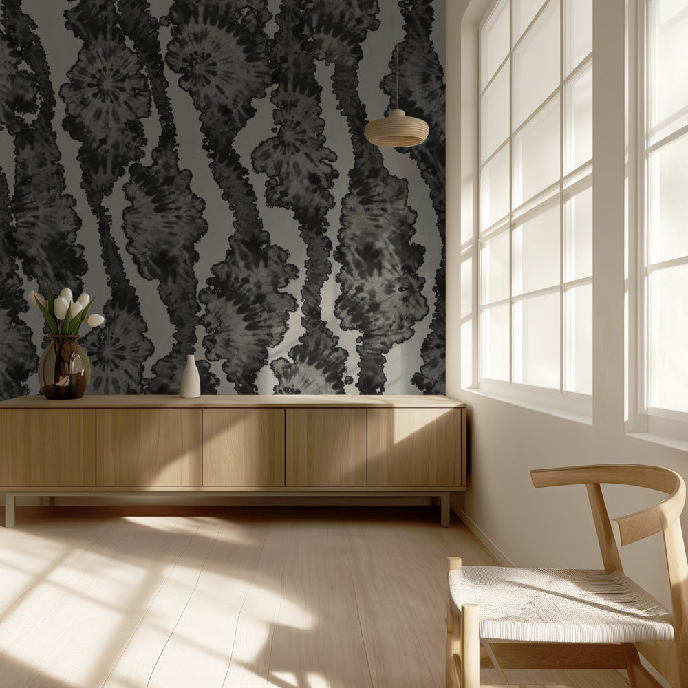 Monochrome Blüten | Tapete
