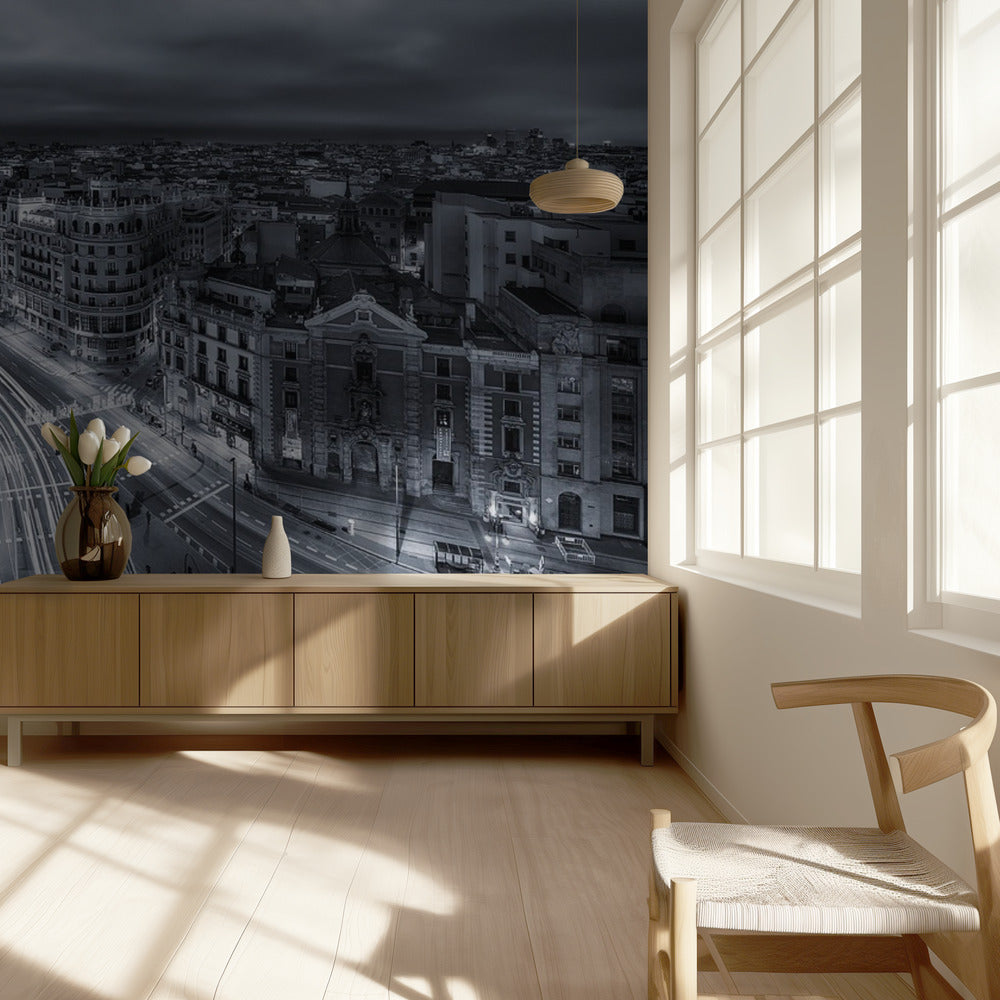 Lichter der Stadt Madrid | Hintergrundbild