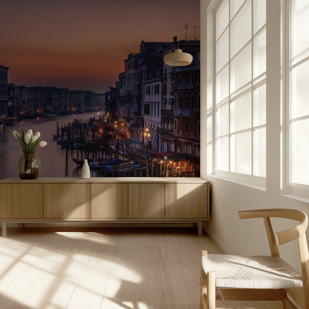 Canal Grande in Venedig bei Sonnenuntergang | Hintergrundbild