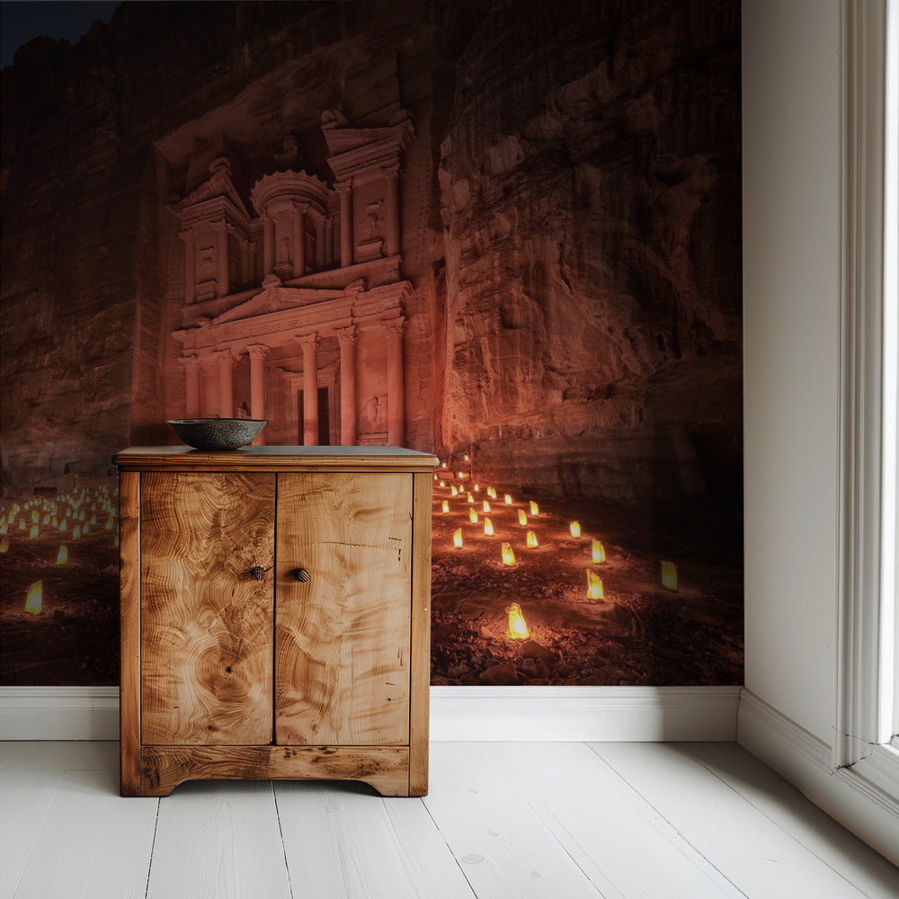Petra bei Nacht | Hintergrundbild