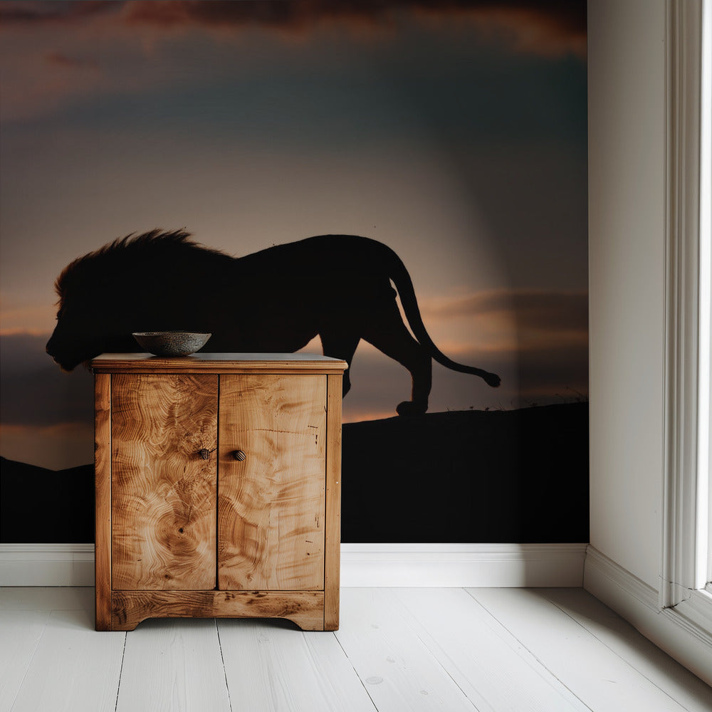 Sonnenuntergang in der Serengeti | Hintergrundbild