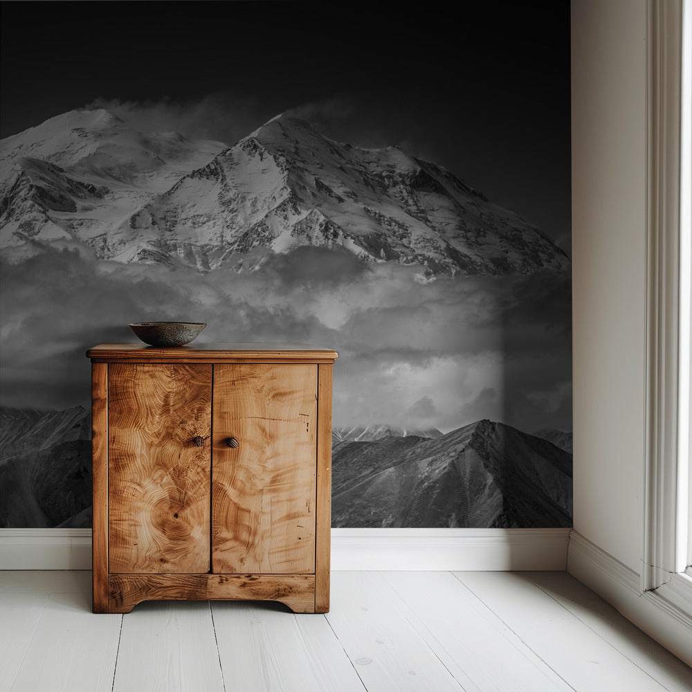 Denali von der gegenüberliegenden Gratlinie aus | Hintergrundbild