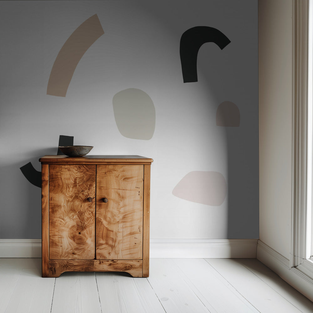 Organic Shapes and Neutral Tones | Wallpaper