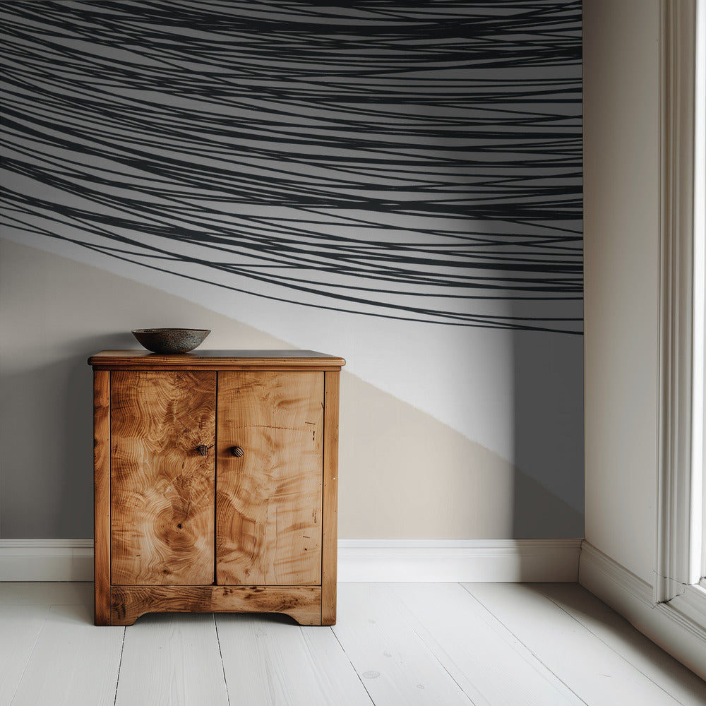 Harmonie geschwungener Linien | Tapete