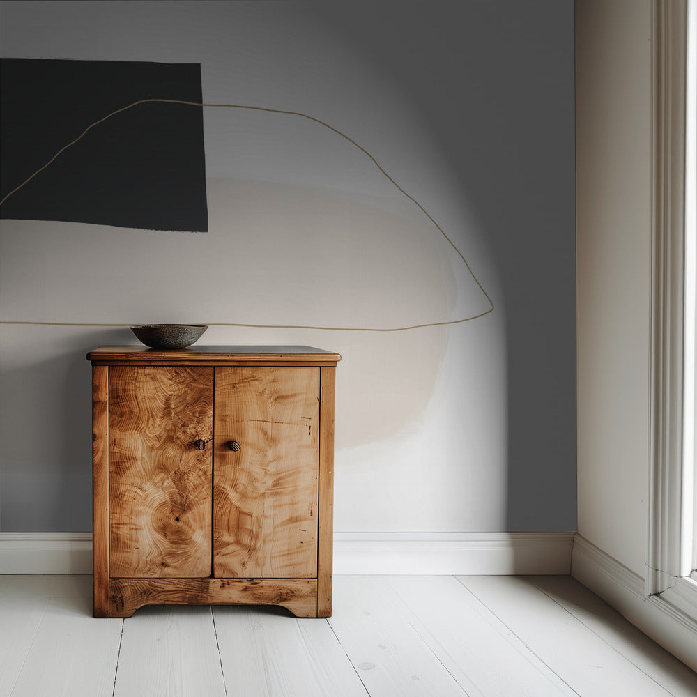 Geometrische Formen und gedämpfte Töne | Tapete