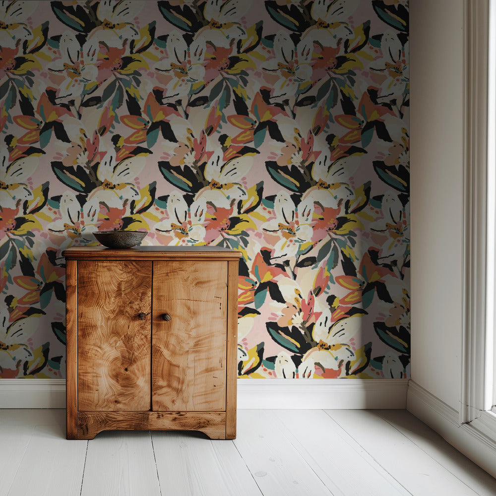 Floral Fusion Bliss | Tapete