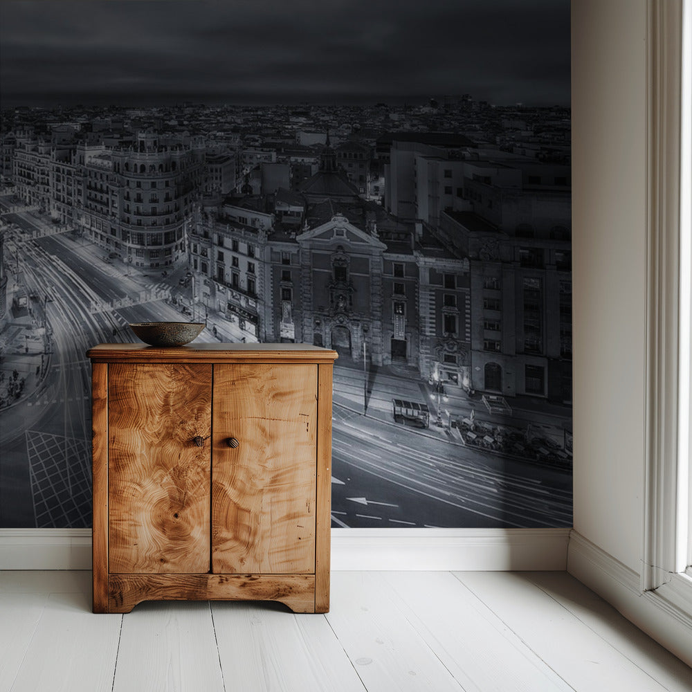 Lichter der Stadt Madrid | Hintergrundbild