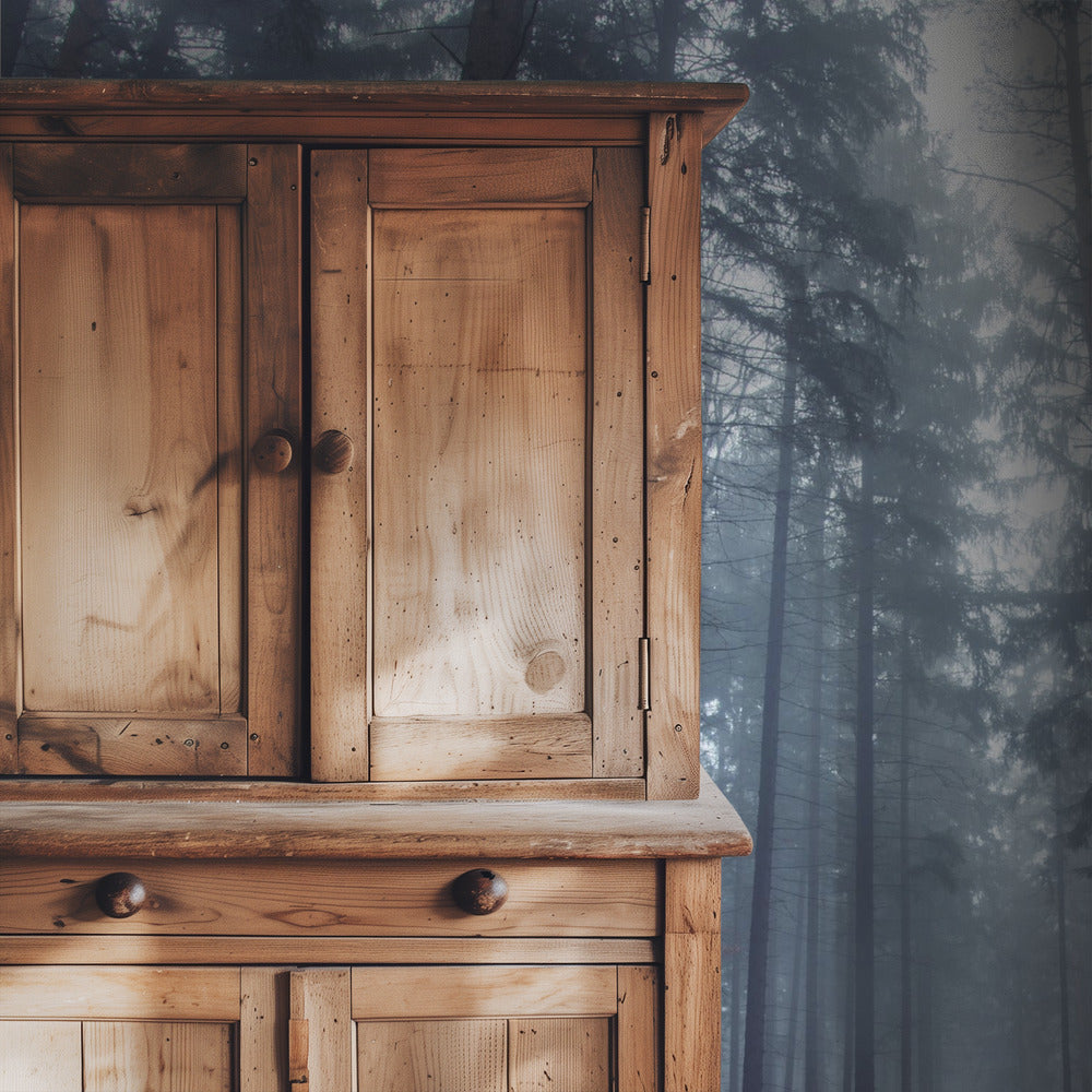 Geheimnisvoller Nebelwald. | Hintergrundbild