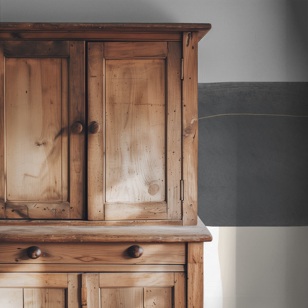 Geometrische Formen in Schwarz, Grau und Beige | Tapete