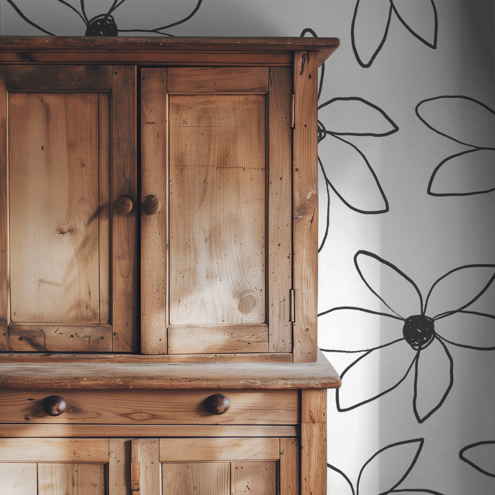 Luftige Blumen | Tapete