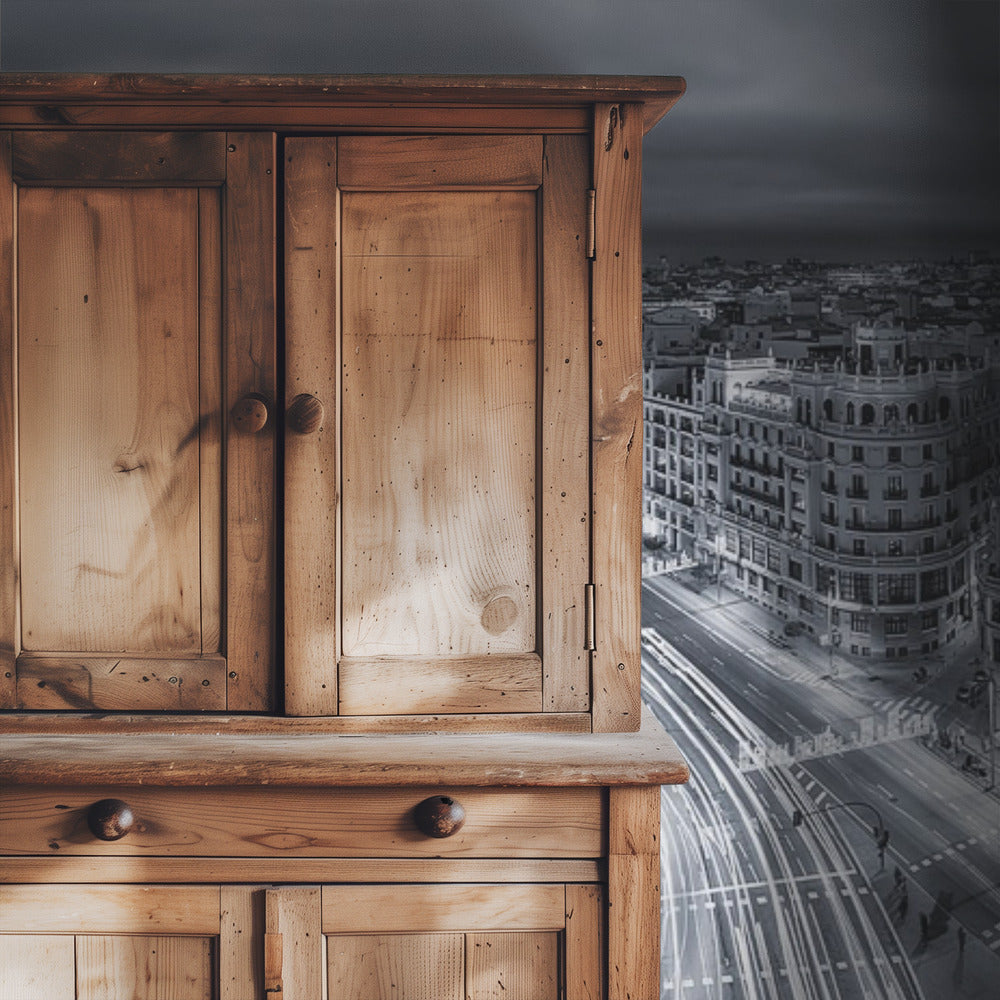 Lichter der Stadt Madrid | Hintergrundbild