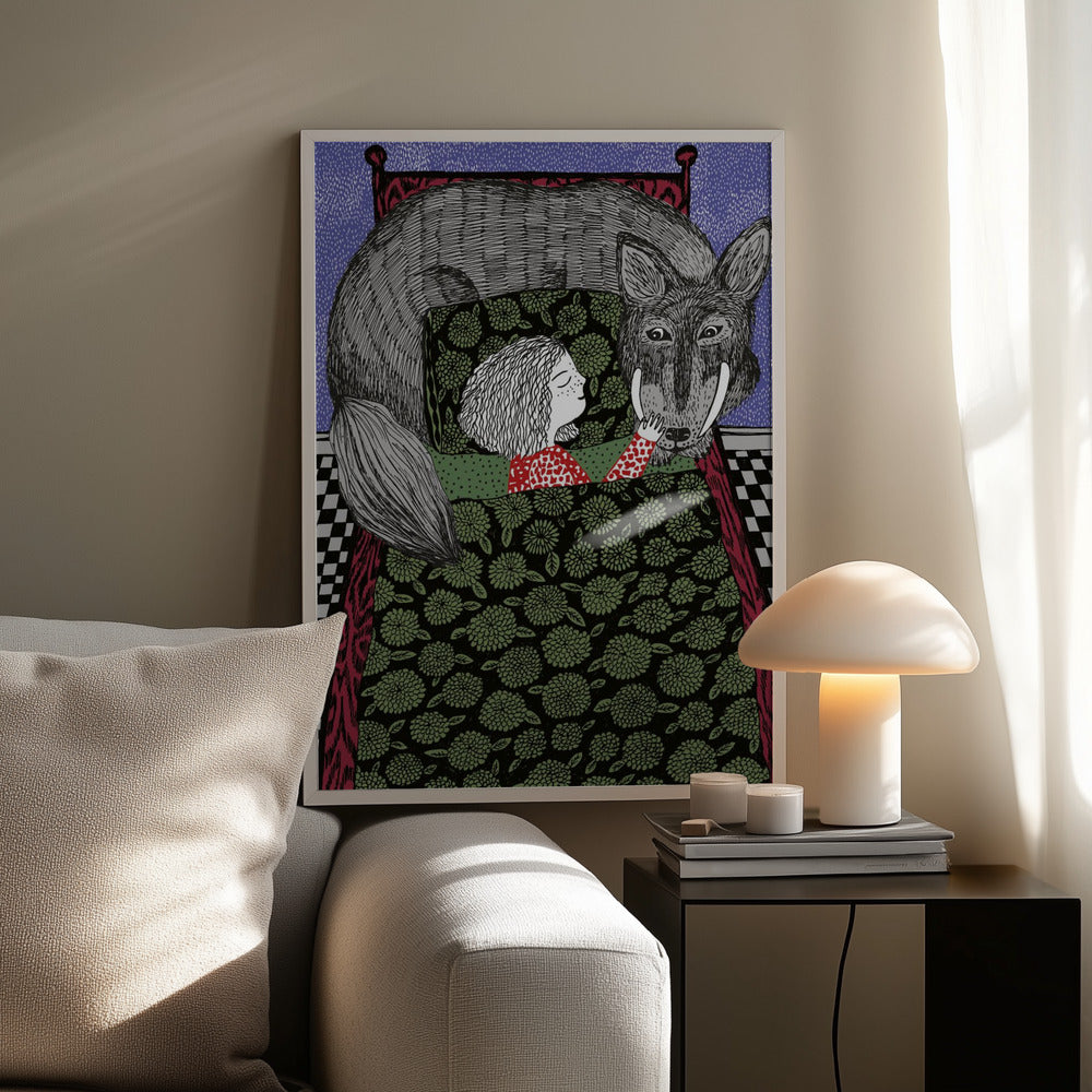 Mädchen und Wolf | Poster