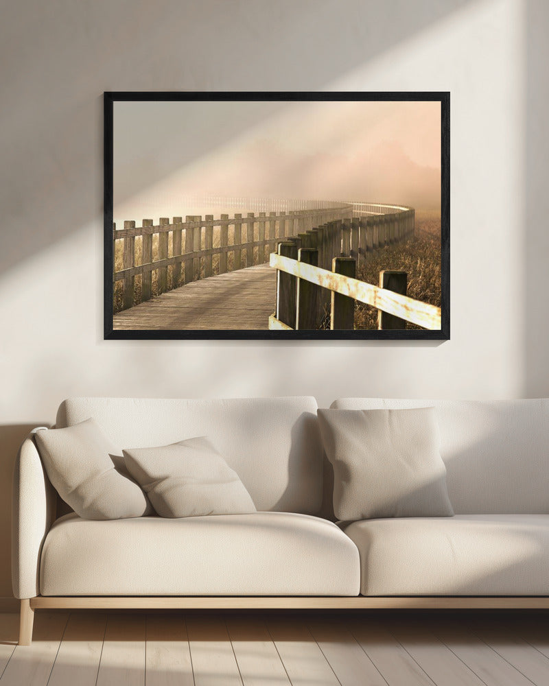 Der Weg wird heller. | Leinwand