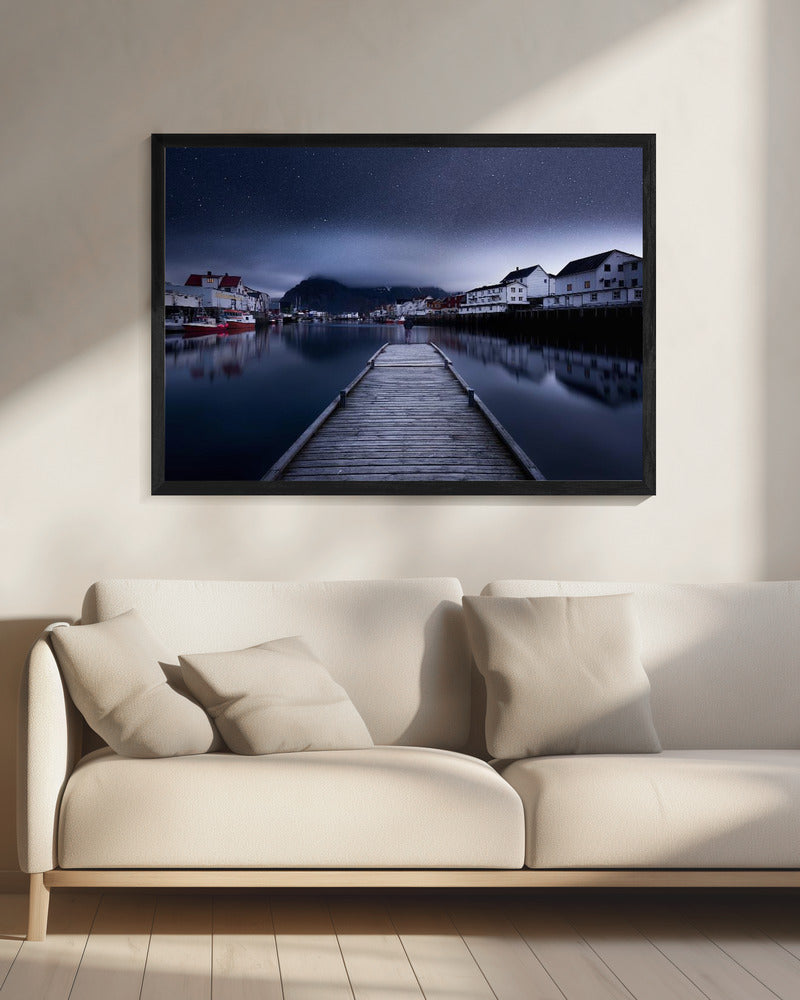 Wenn die Nacht vom Himmel fällt | Leinwand