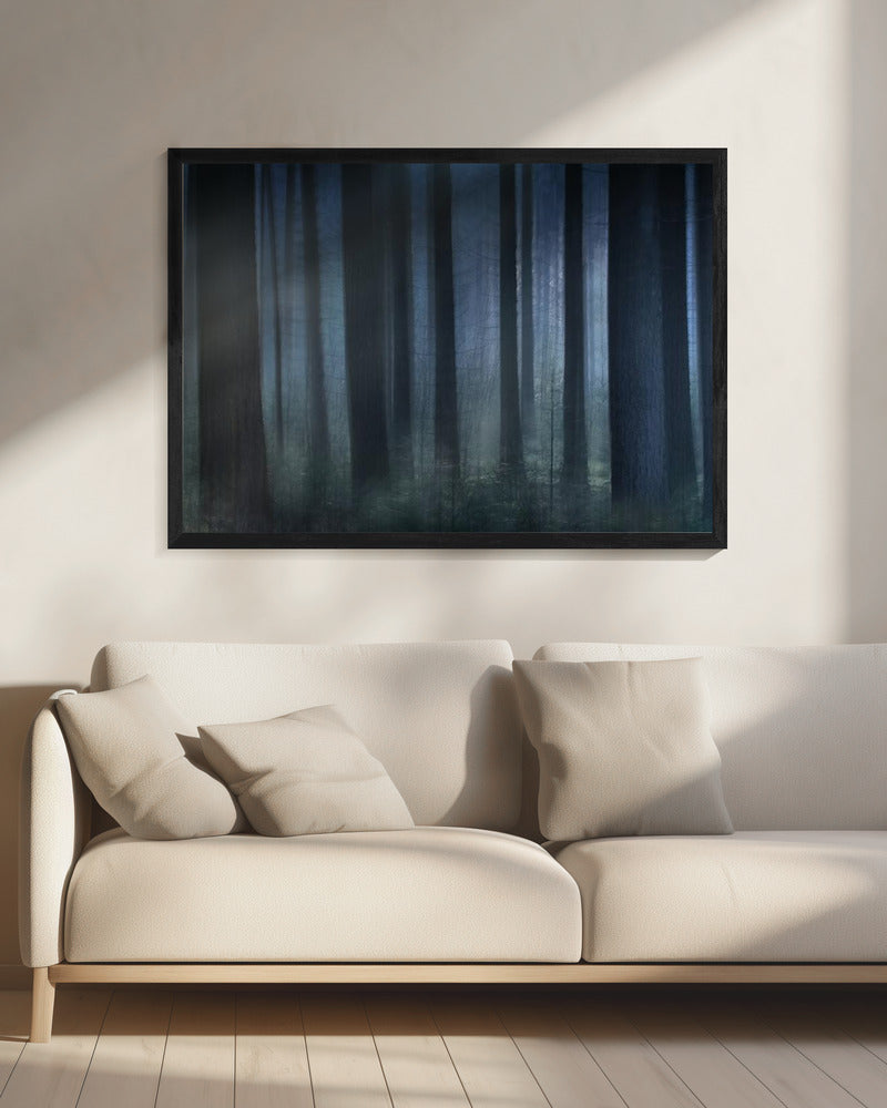 Blaues Licht | Leinwand