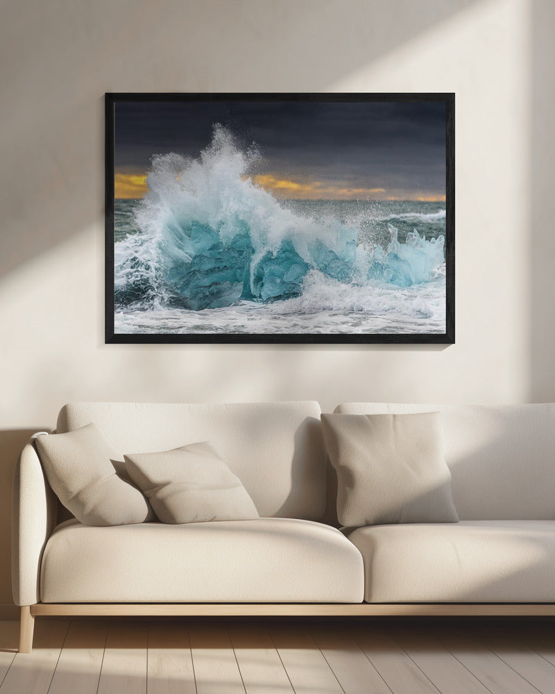 Eisige Welle | Leinwand