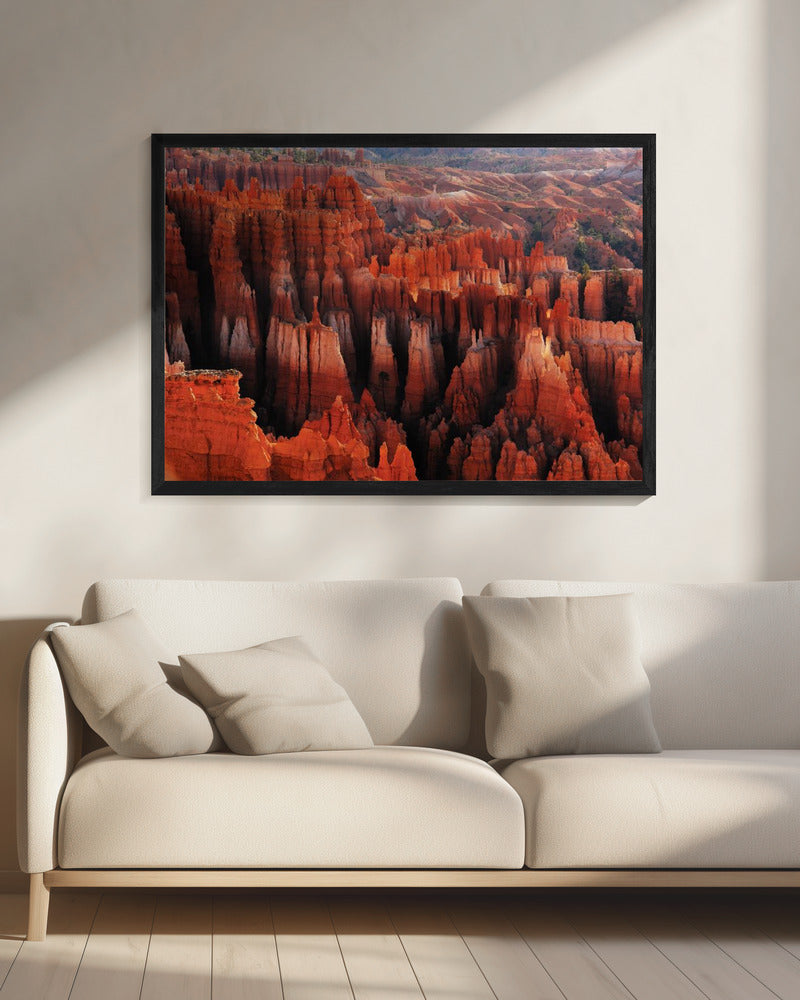 Rote Stadt | Leinwand