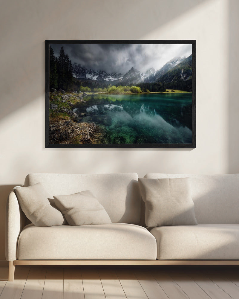 Türkisblau. | Leinwand