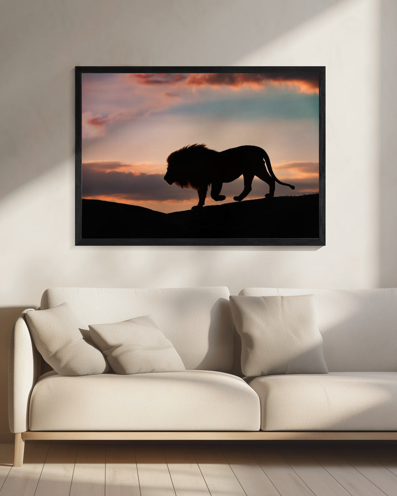 Sonnenuntergang in der Serengeti | Leinwand