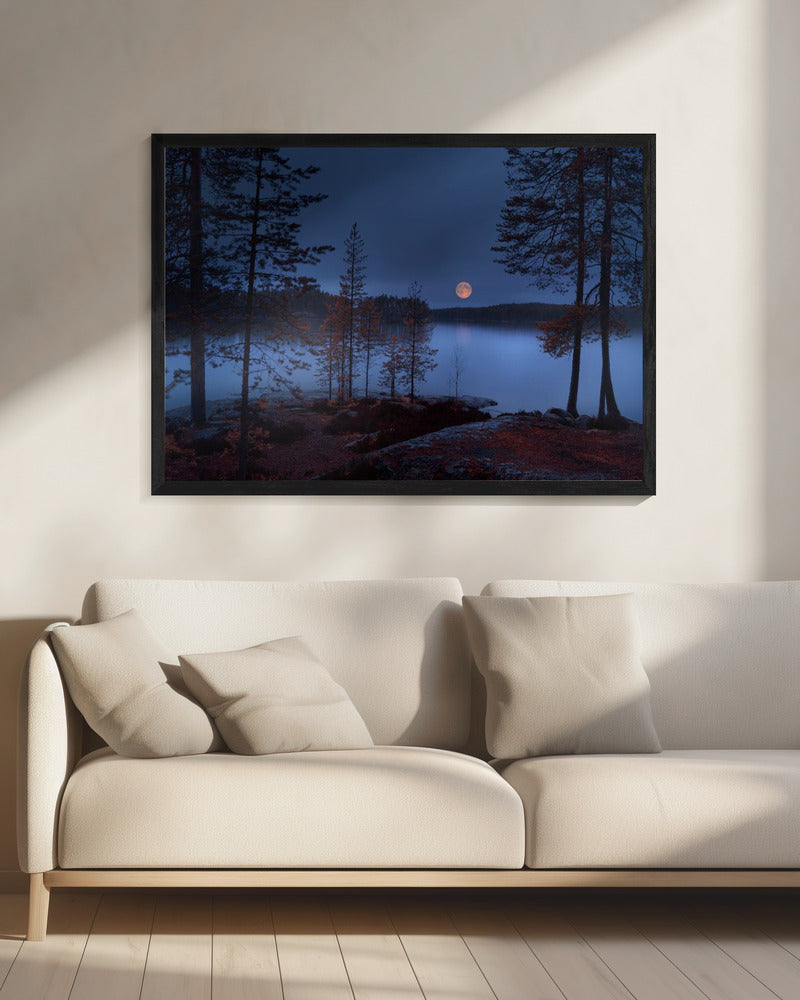 Roter Mond | Leinwand