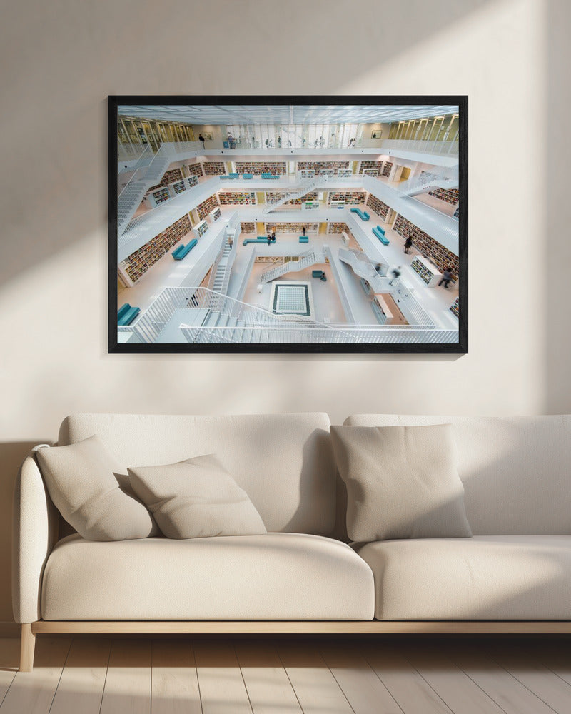 Bibliothek Stuttgart | Leinwand