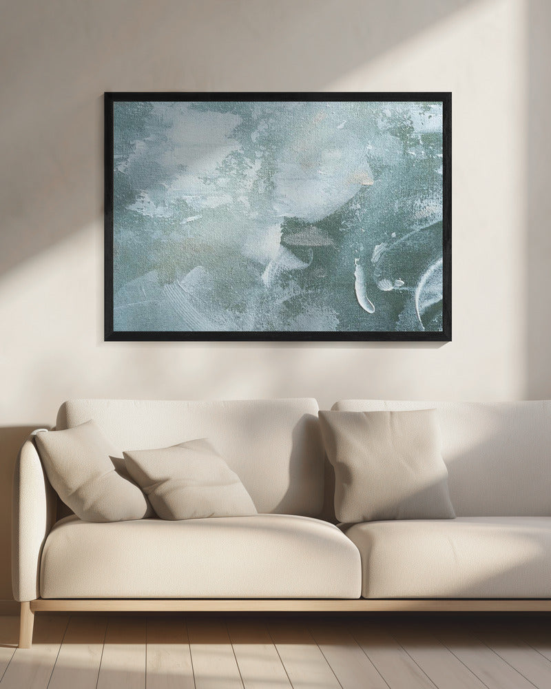 Green and White Acrylic | Canvas