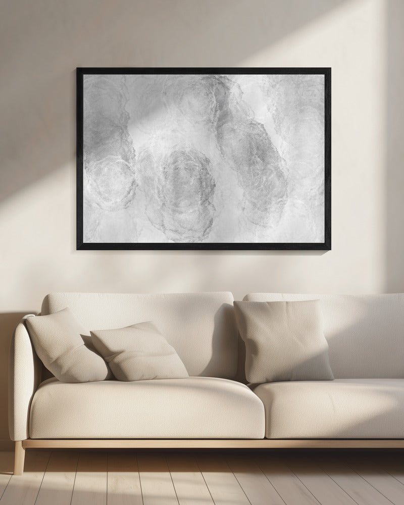 Monochrome Marmorstruktur | Leinwand