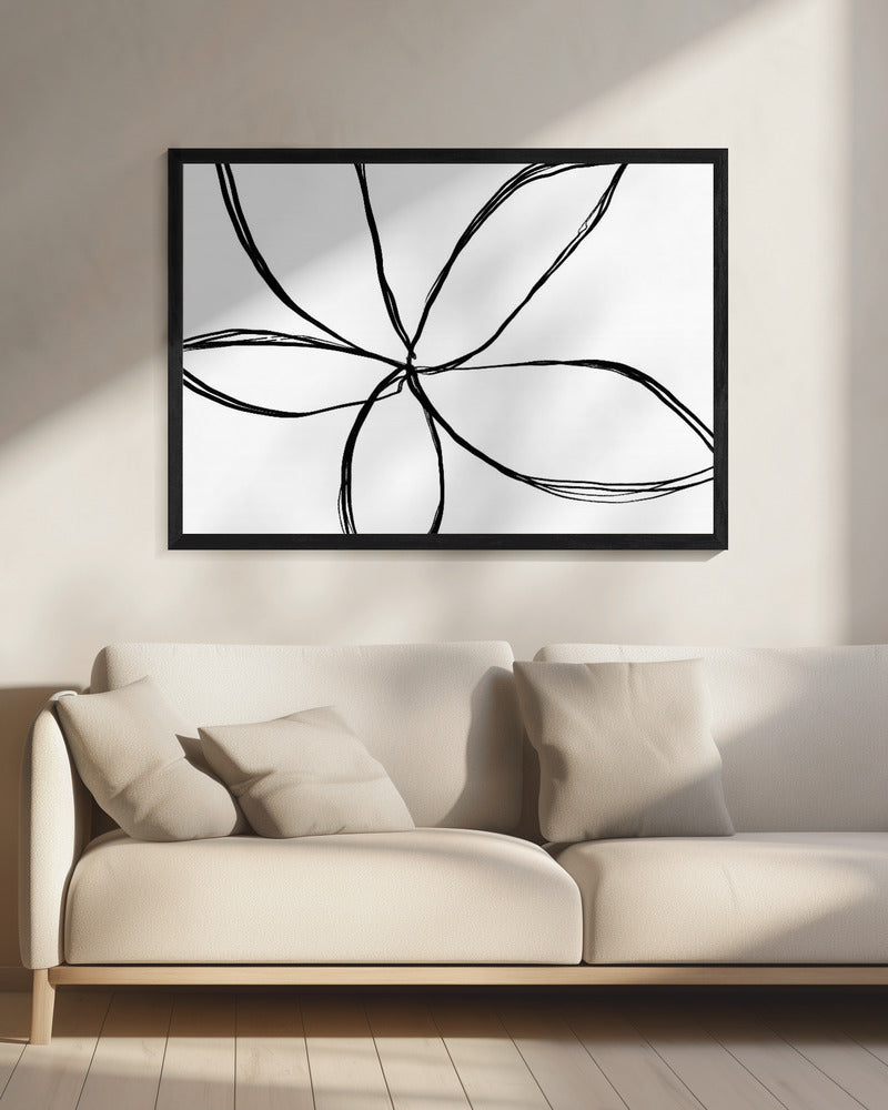 Einfache Blume | Leinwand