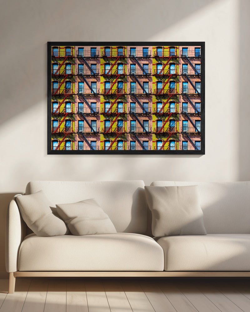 New Yorker Fenster | Leinwand