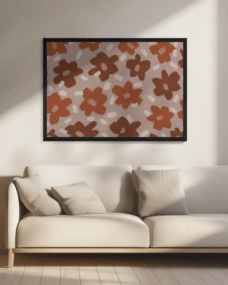Herbstblütentanz | Leinwand