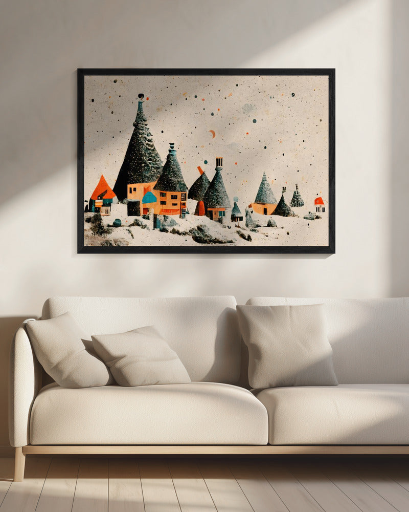 “Whimsical Village” | Canvas