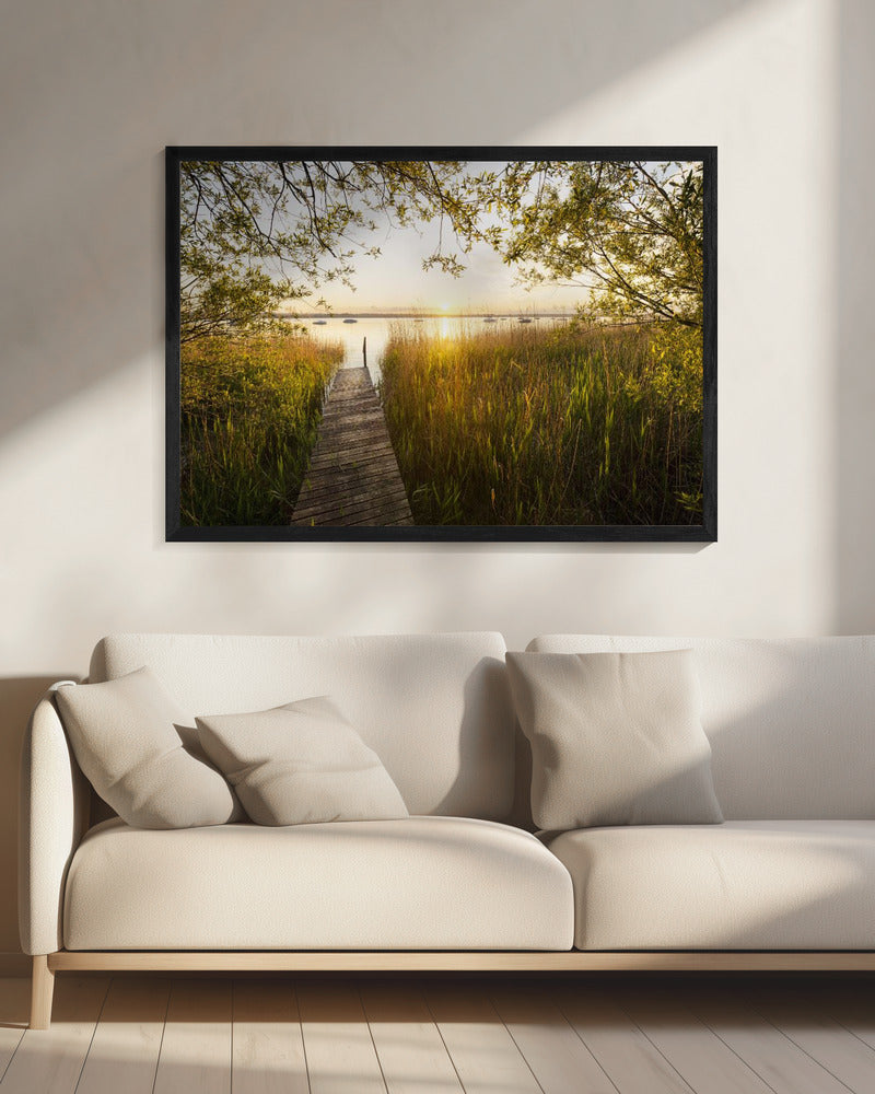 Goldener Steg | Leinwand