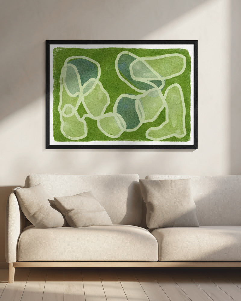 GRÜNE Kreise | Leinwand