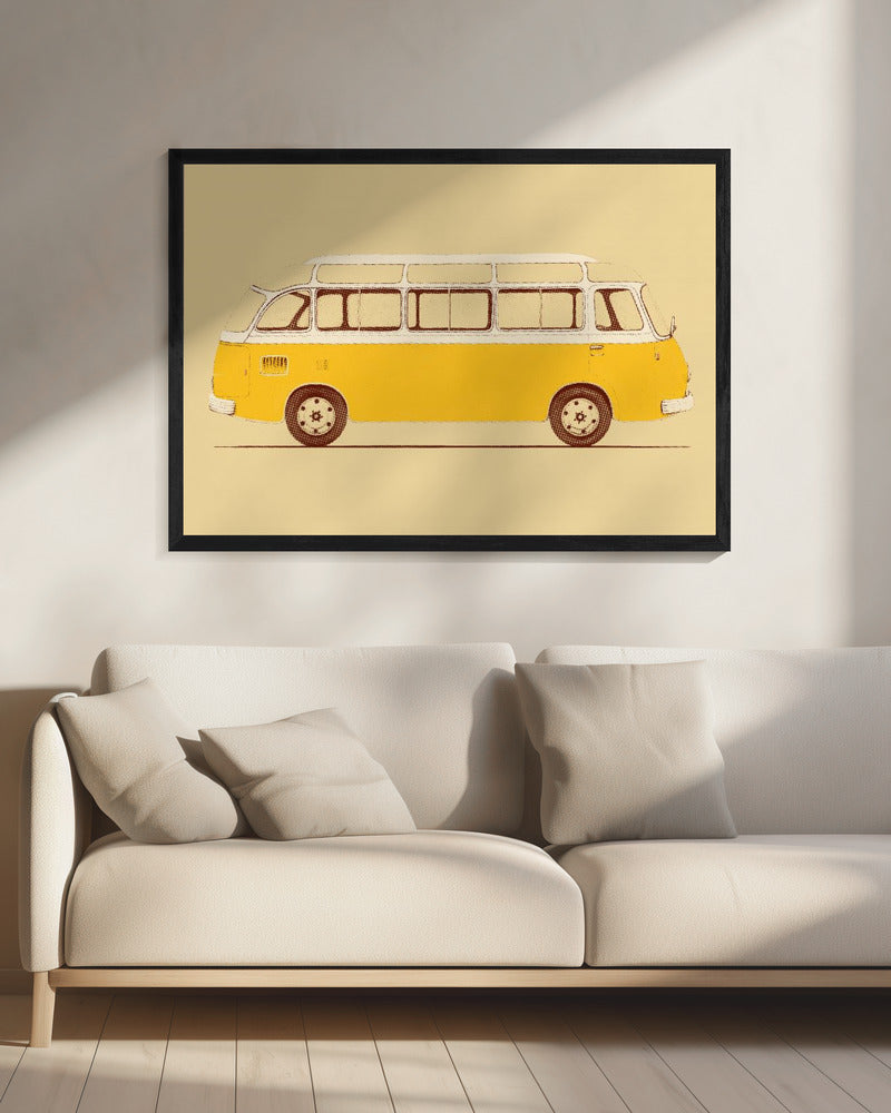 Gelber Van | Leinwand
